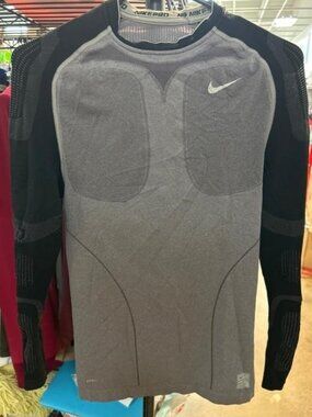 Nike Long-Sleeve Athletic Baseball Compression Shirt with MLB Logo